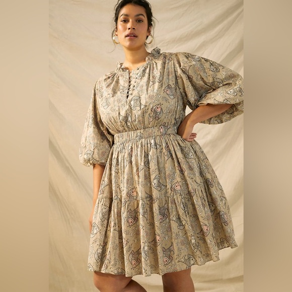 NWOT Anthropologie let me be Celeste mini dress sz 20W - Picture 1 of 13